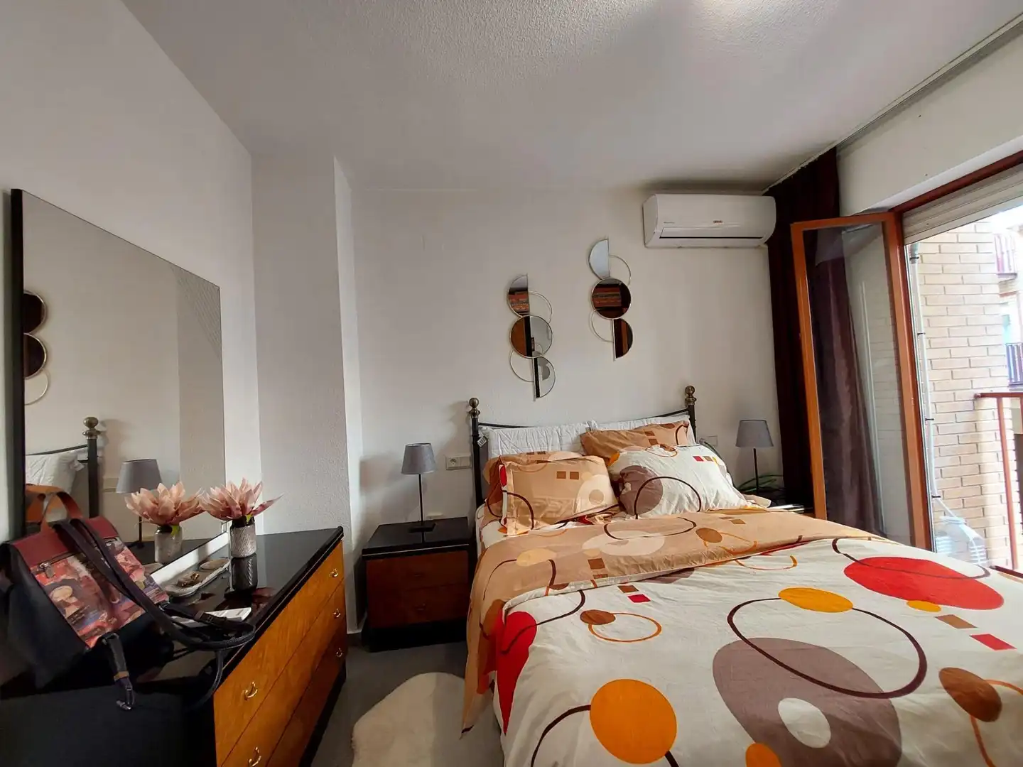 Bedroom of Flat for rent in Alicante / Alacant  with Air Conditioner and Furnished