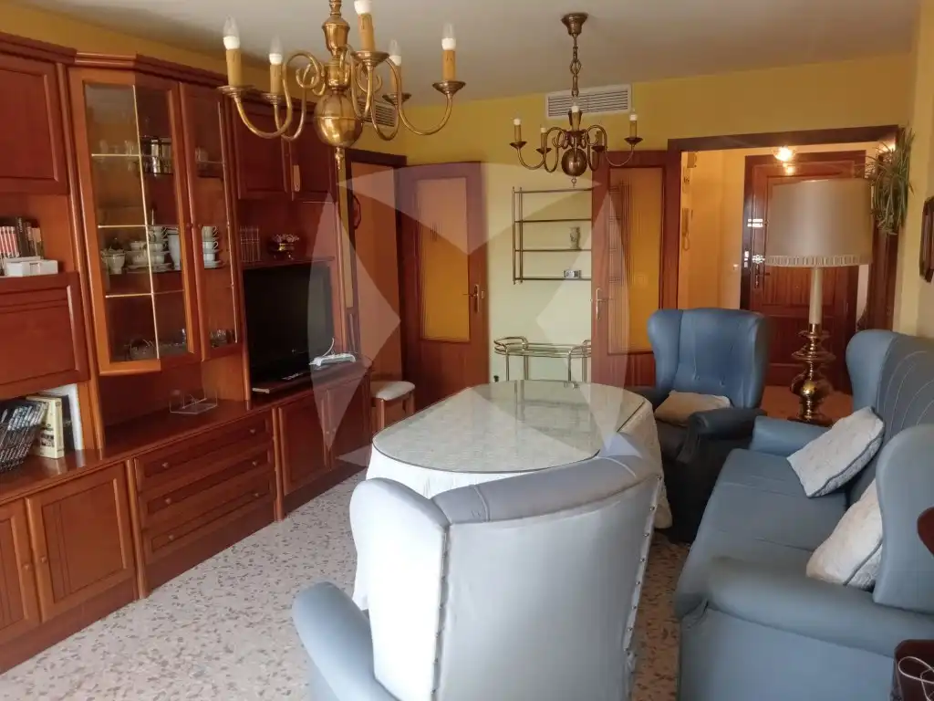 Sala d'estar de Pis en venda en Badajoz amb Aire condicionat, Terrassa i Moblat