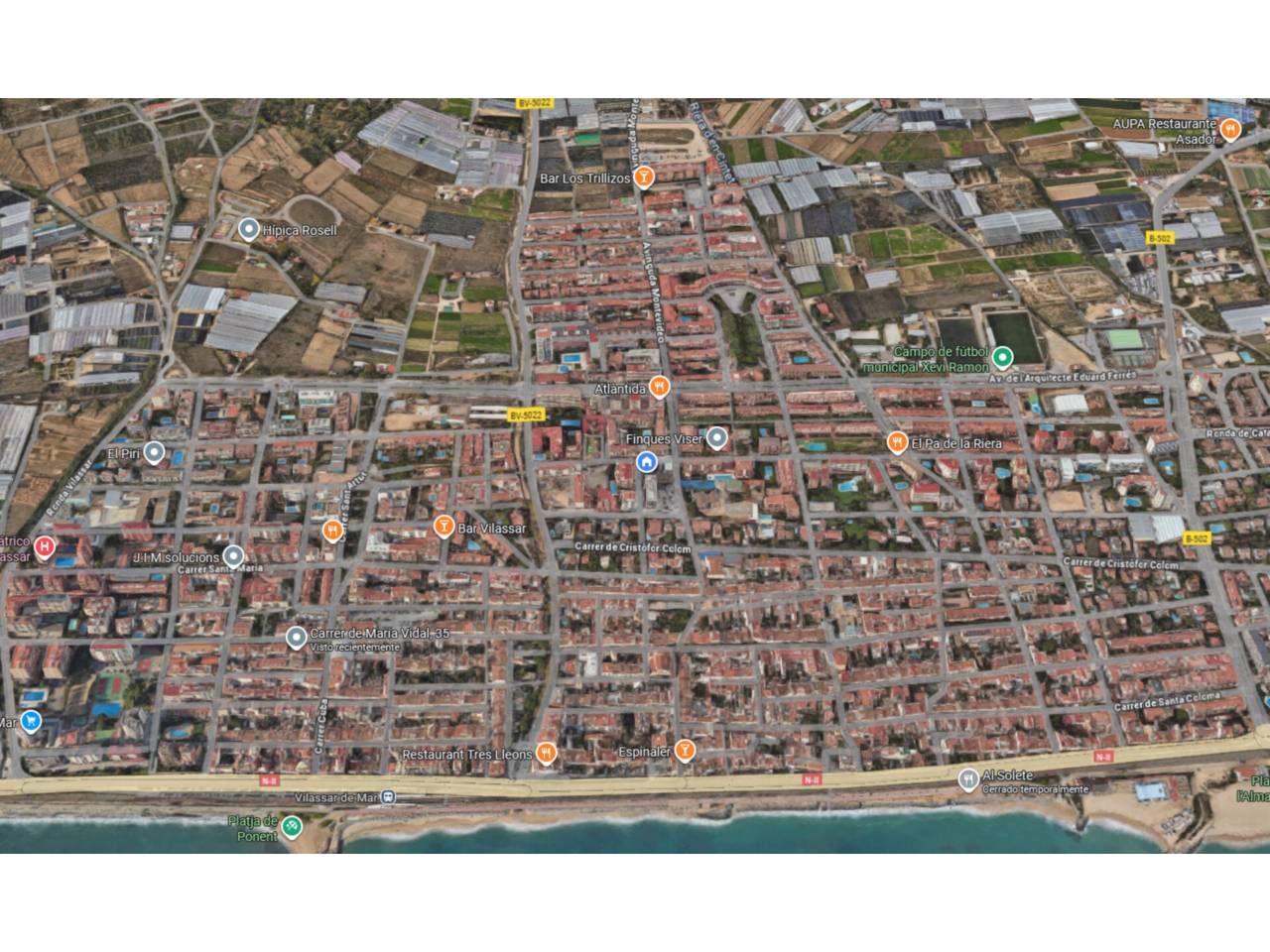 Exterior view of Flat for sale in Vilassar de Mar  with Private garden and Terrace