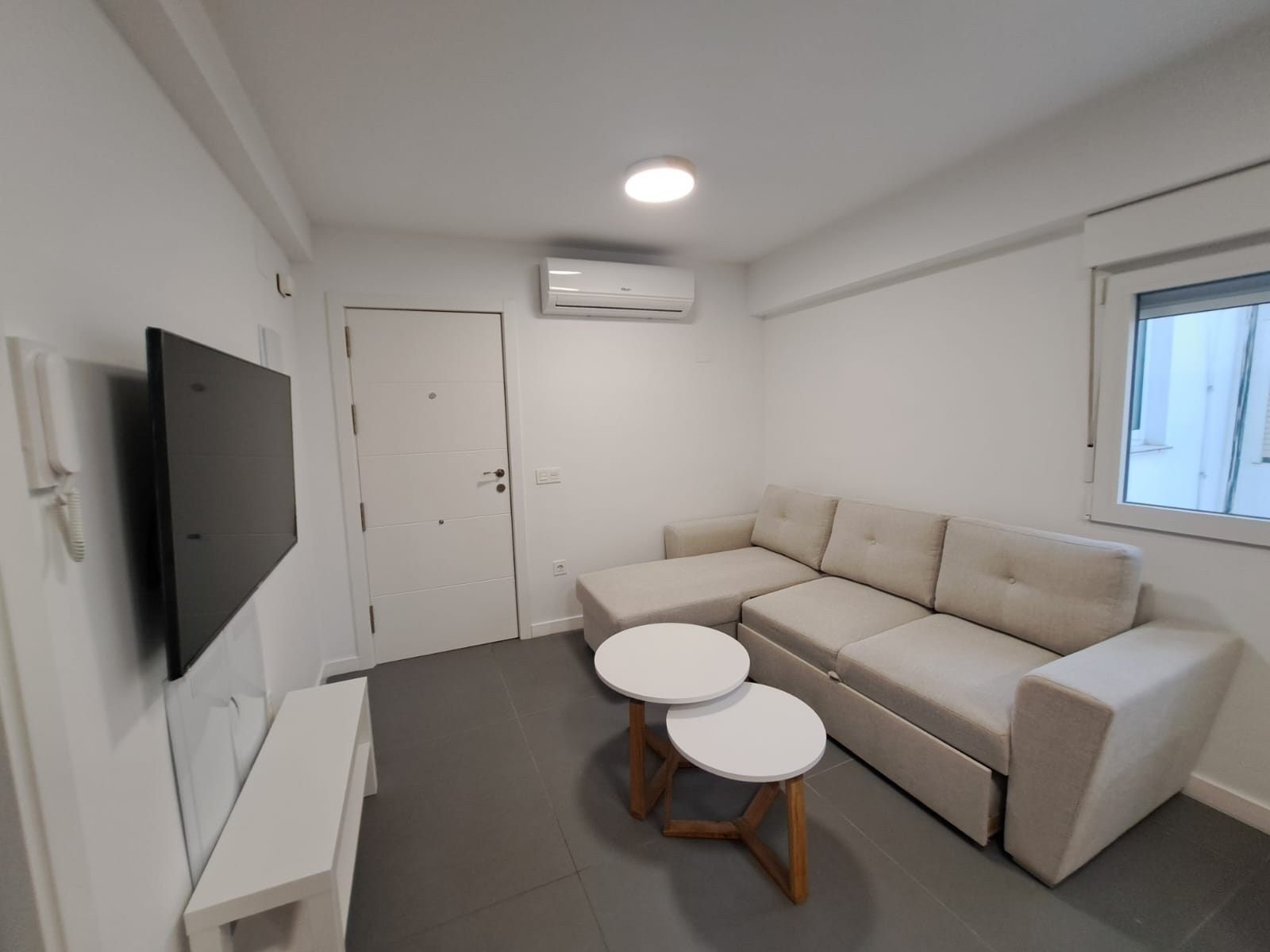 Sala de estar de Piso de alquiler en Málaga Capital con Aire acondicionado y Amueblado