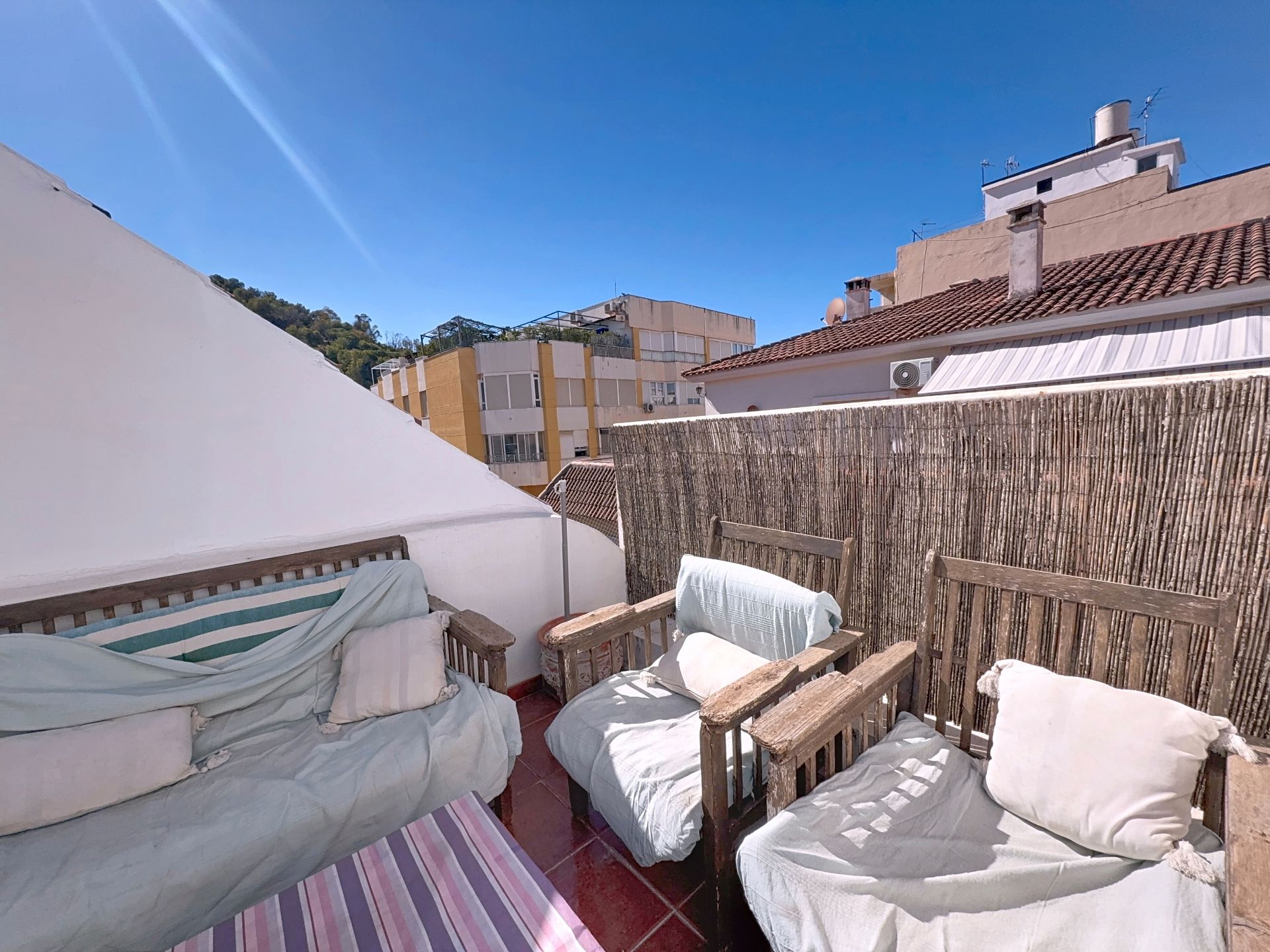 Terrace of Attic to rent in Málaga Capital  with Terrace, Furnished and Washing machine