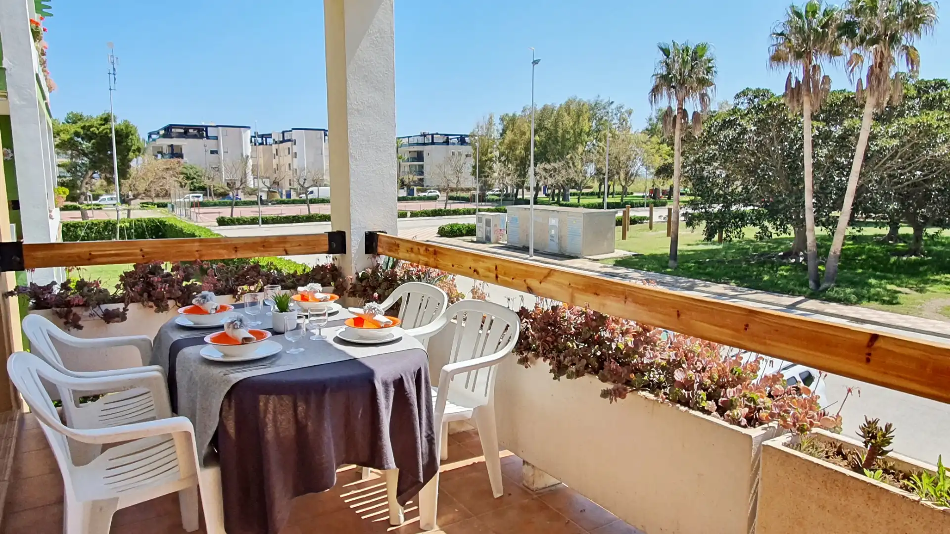 Terraza de Apartamento de alquiler en Xeraco con Aire acondicionado, Calefacción y Terraza