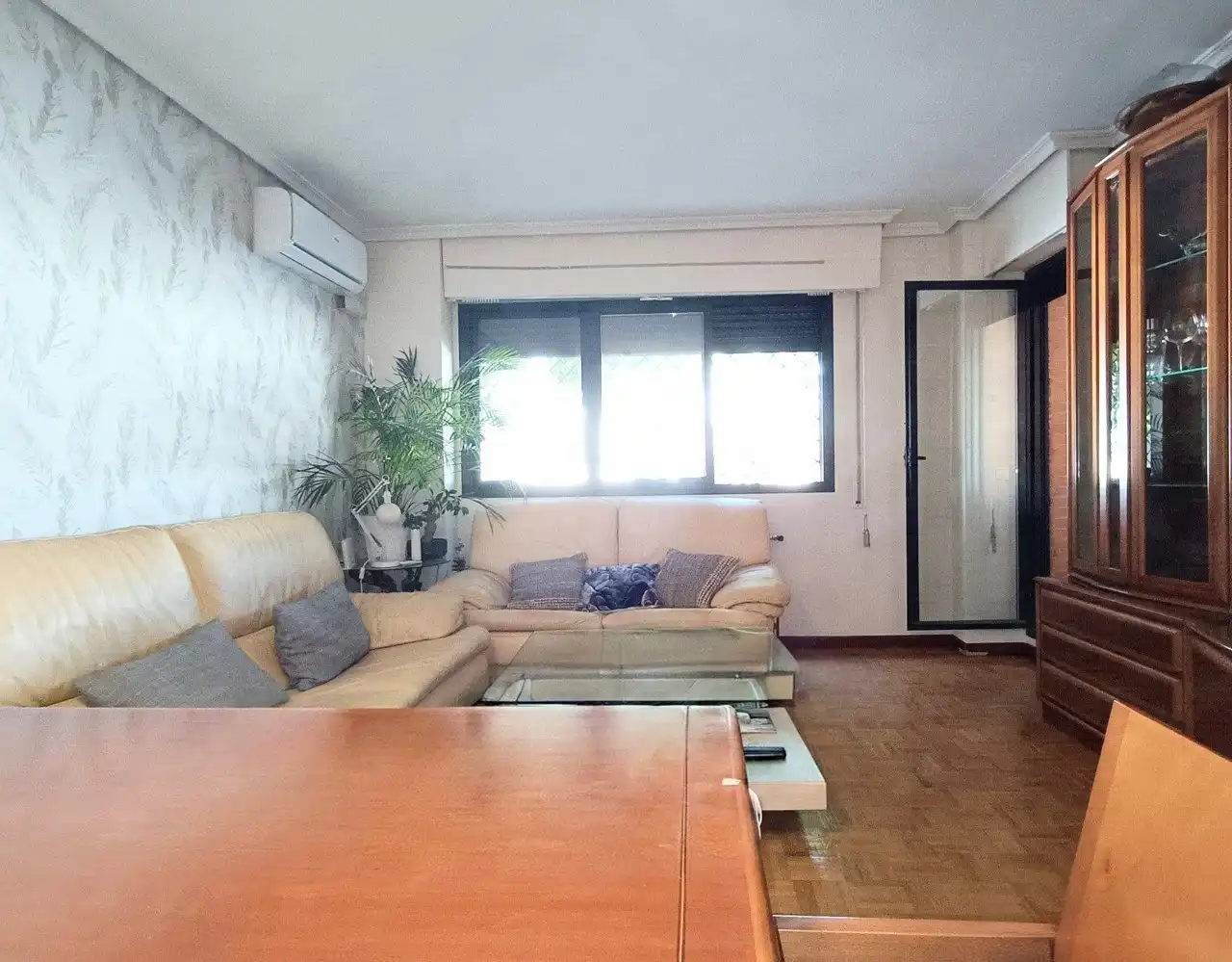 Sala de estar de Piso de alquiler en Madrid con Aire acondicionado, Calefacción y Parquet