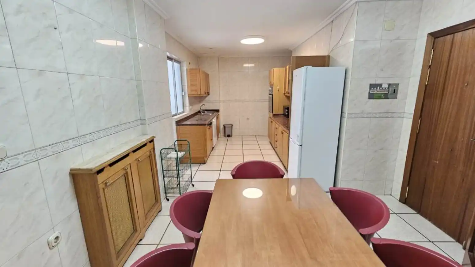 Cocina de Piso de alquiler en Salamanca con Calefacción, Parquet y Terraza