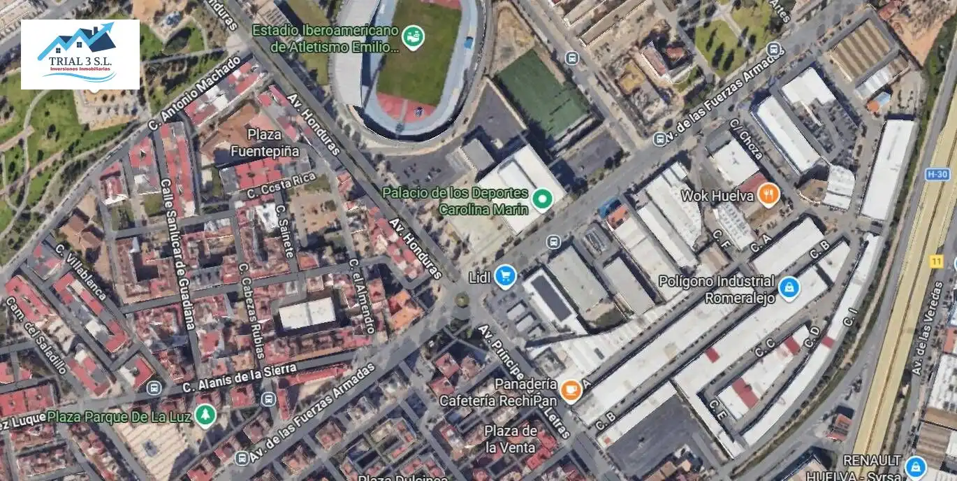 Vista exterior de Pis en venda en Huelva