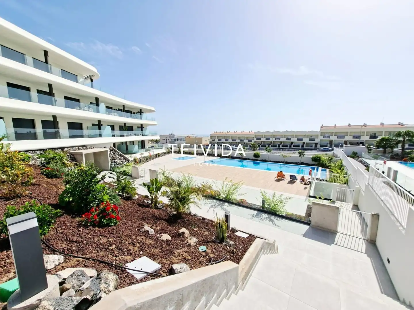 Terraza de Piso de alquiler en Adeje con Terraza, Piscina y Amueblado