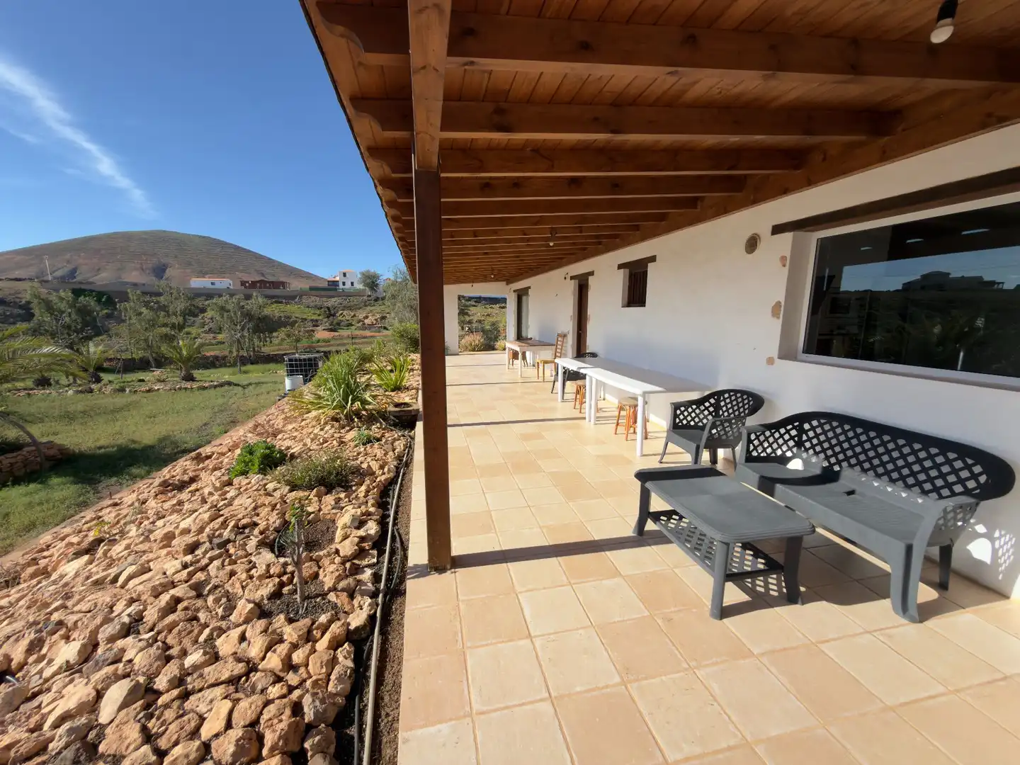 Terraza de Finca rústica en venta en Tuineje con Piscina
