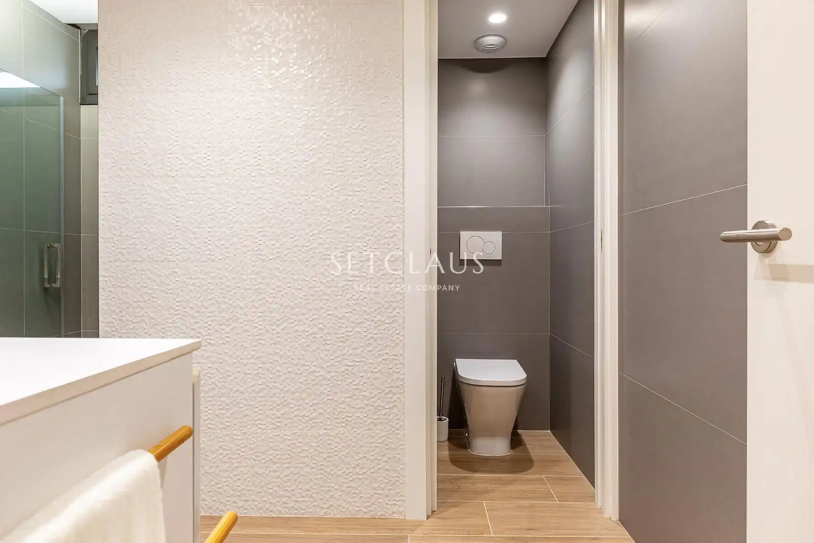 Baño de Casa o chalet en venta en Tiana con Aire acondicionado, Calefacción y Terraza