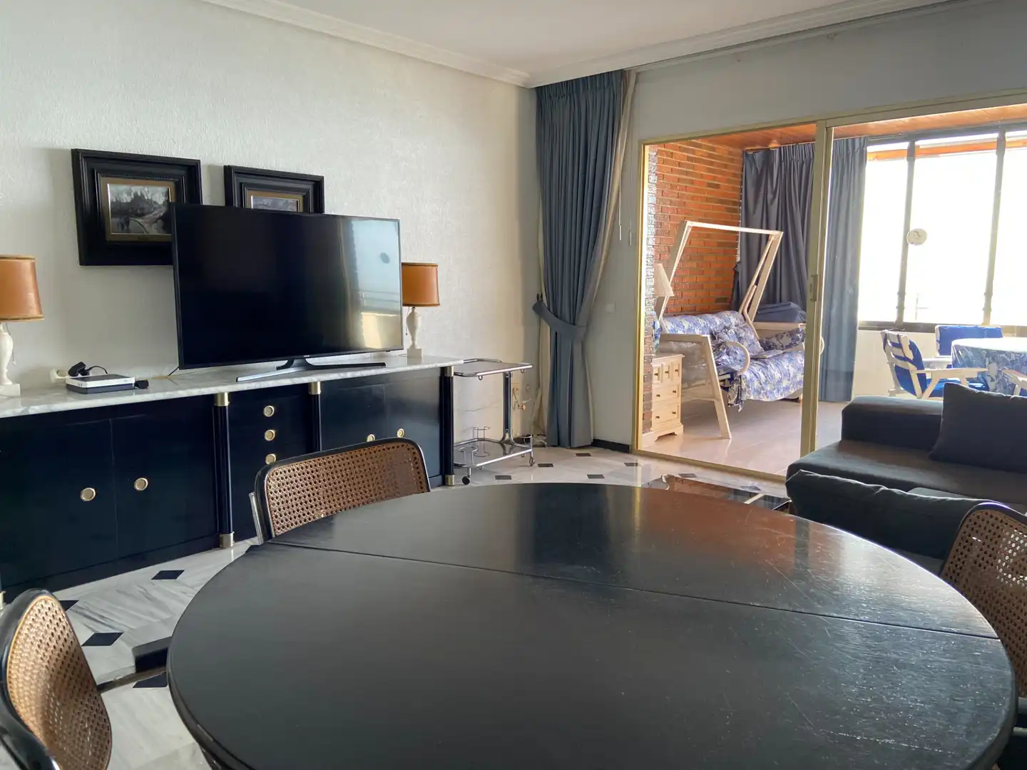 Dining room of Flat for rent in Benidorm  with Heating, Parquet flooring and Terrace