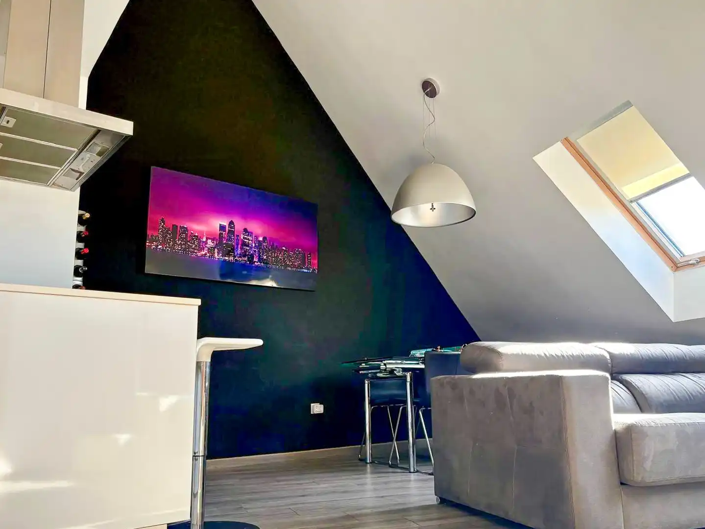 Sala de estar de Piso en venta en Ibi con Aire acondicionado, Calefacción y Amueblado
