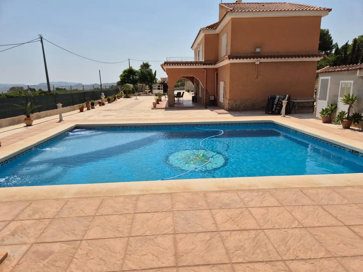 Piscina de Casa o chalet en venta en Aspe con Aire acondicionado, Calefacción y Jardín privado