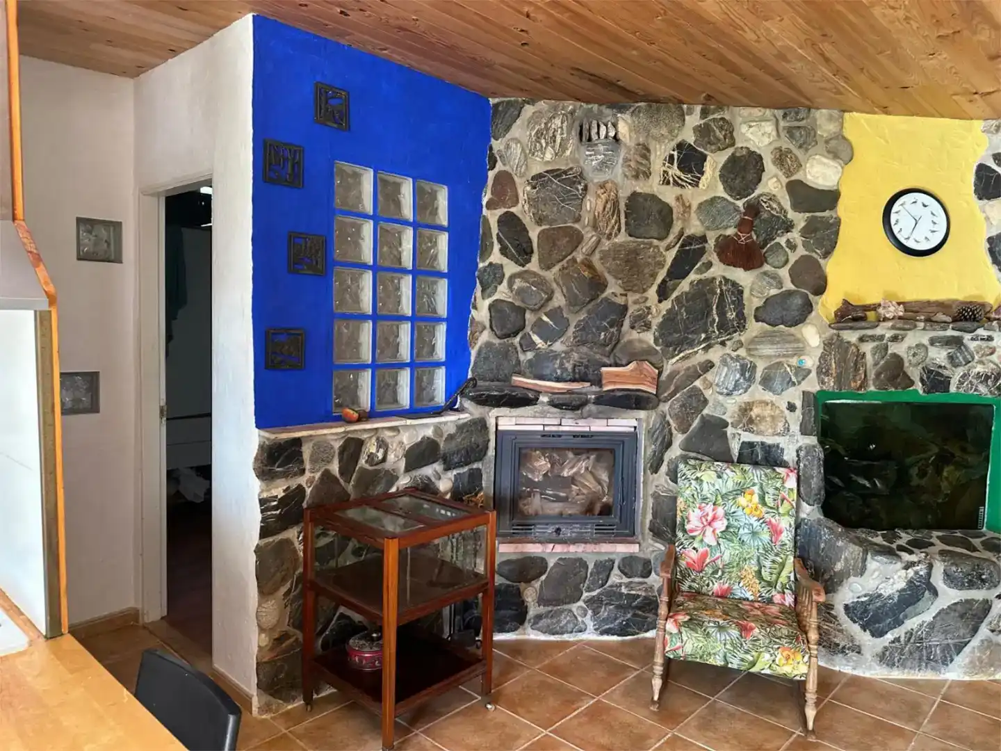 Sala d'estar de Finca rústica en venda en Mijas amb Aire condicionat i Balcó