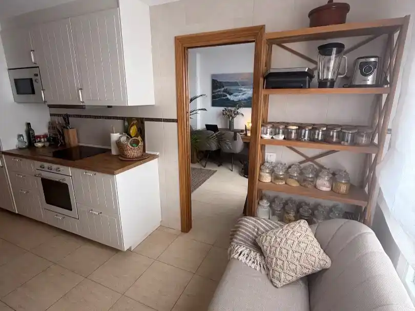 Kitchen of Flat for rent in Calpe / Calp  with Air Conditioner and Balcony