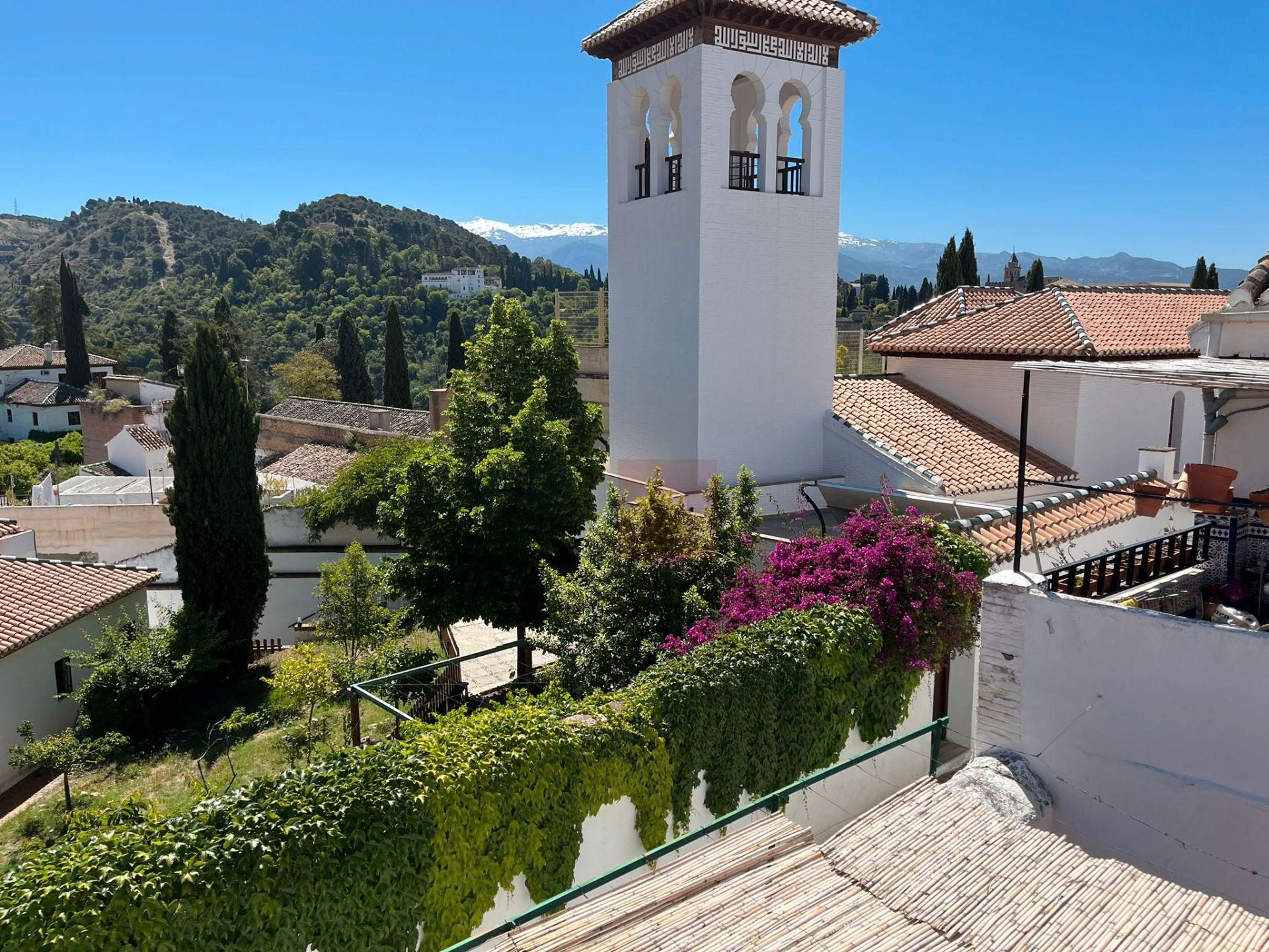 Vista exterior de Casa o xalet de lloguer en  Granada Capital amb Aire condicionat, Calefacció i Terrassa
