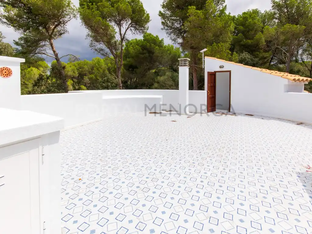 Terraza de Finca rústica en venta en Ferreries con Piscina