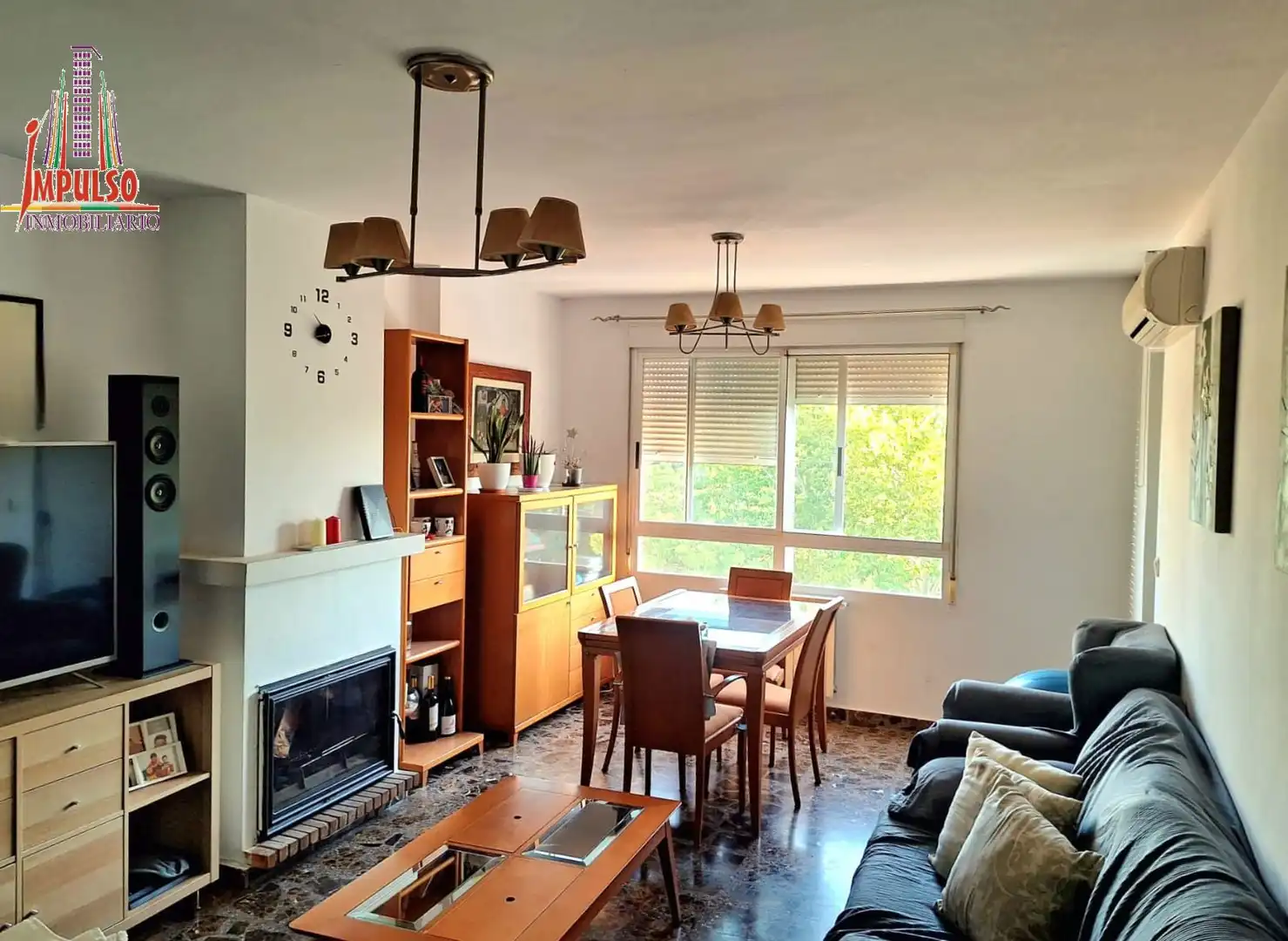 Sala de estar de Piso en venta en Albacete con Calefacción, Trastero y Balcón