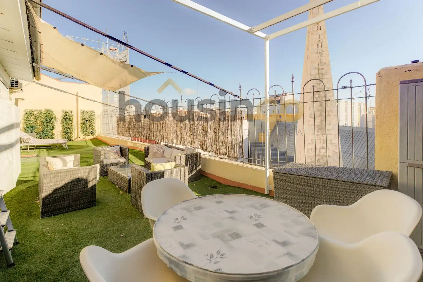 Terrace of Attic for rent in Madrid  with Air Conditioner, Heating and Furnished