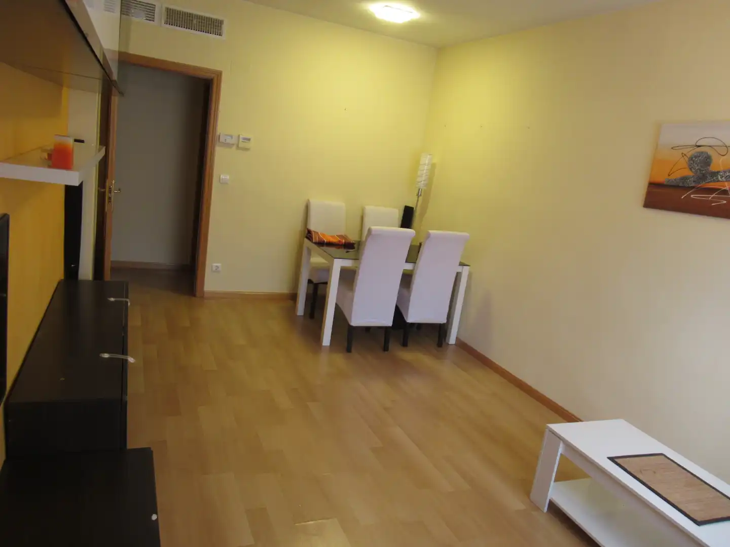 Comedor de Piso de alquiler en Zaragoza con Calefacción, Parquet y Amueblado