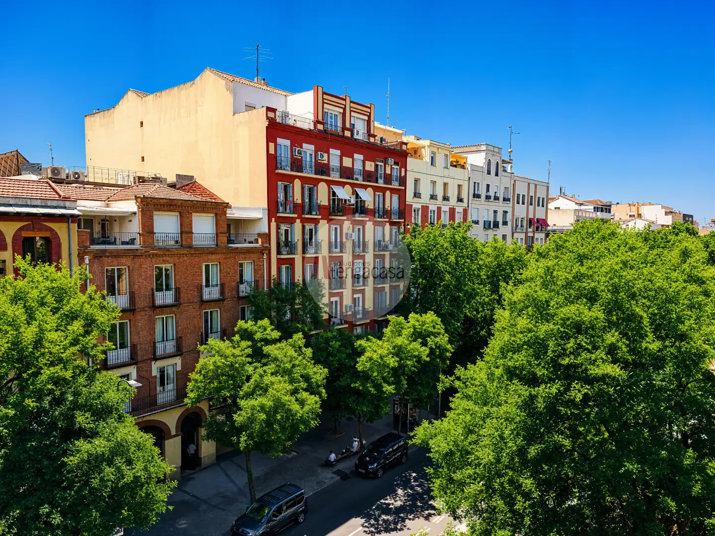 Vista exterior de Pis en venda en Madrid amb Calefacció, Parquet i Balcó