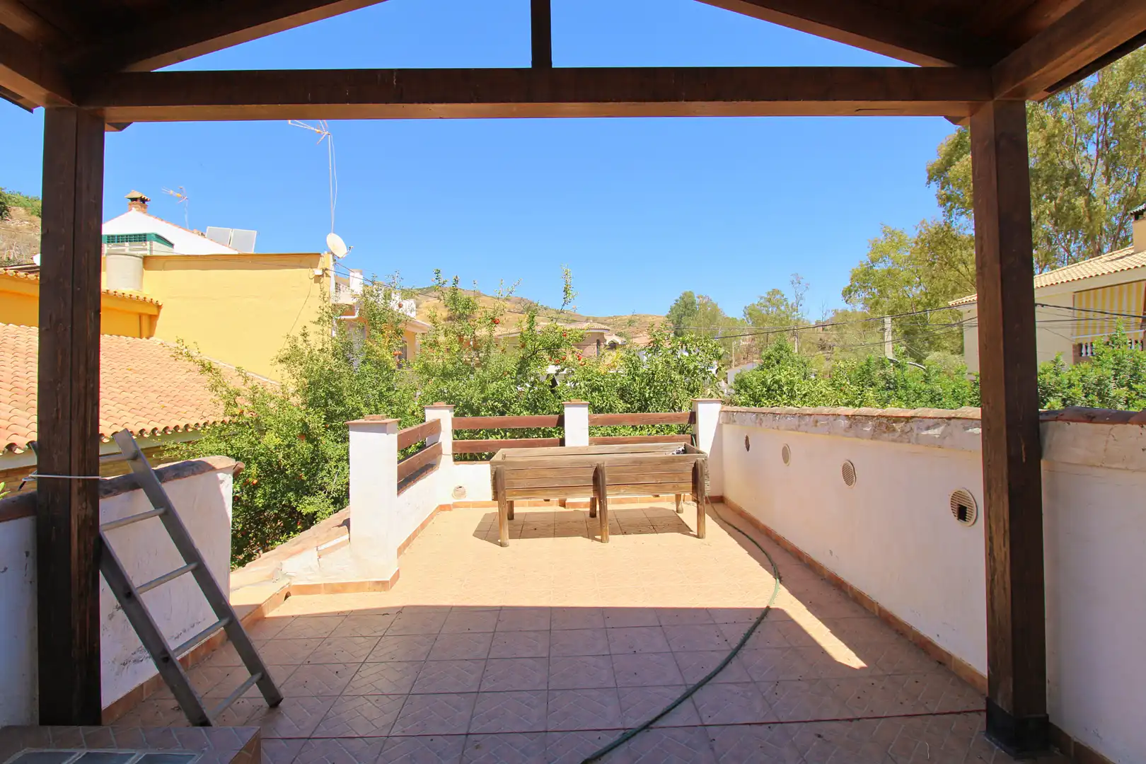 Terrasse von Wohnungen zur Miete in Málaga mit Klimaanlage, Heizung und Möbliert