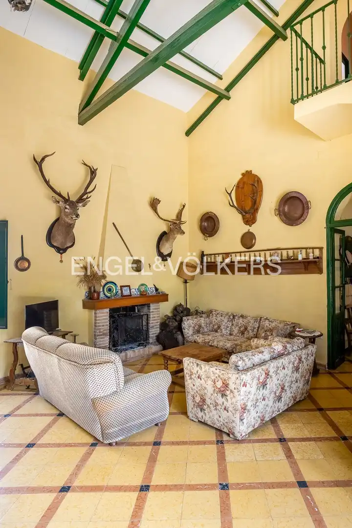 Sala de estar de Casa o chalet en venta en Alcalá de Guadaira con Calefacción