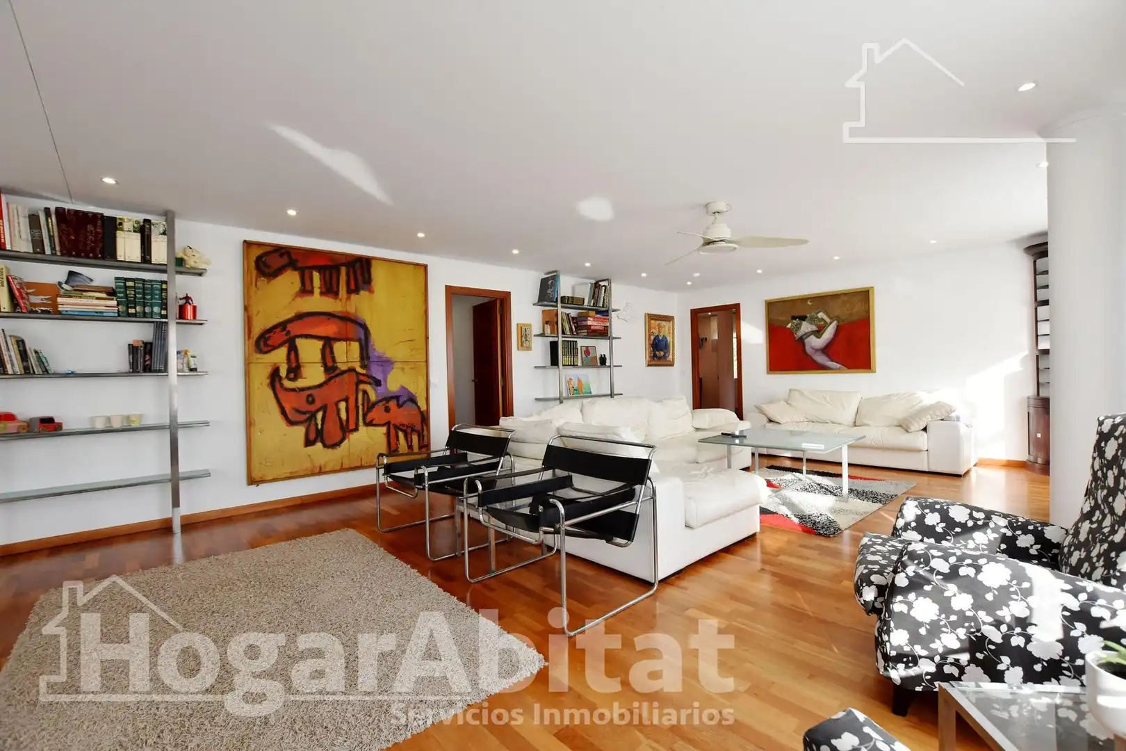 Sala de estar de Casa o chalet en venta en Gandia con Jardín privado, Parquet y Terraza