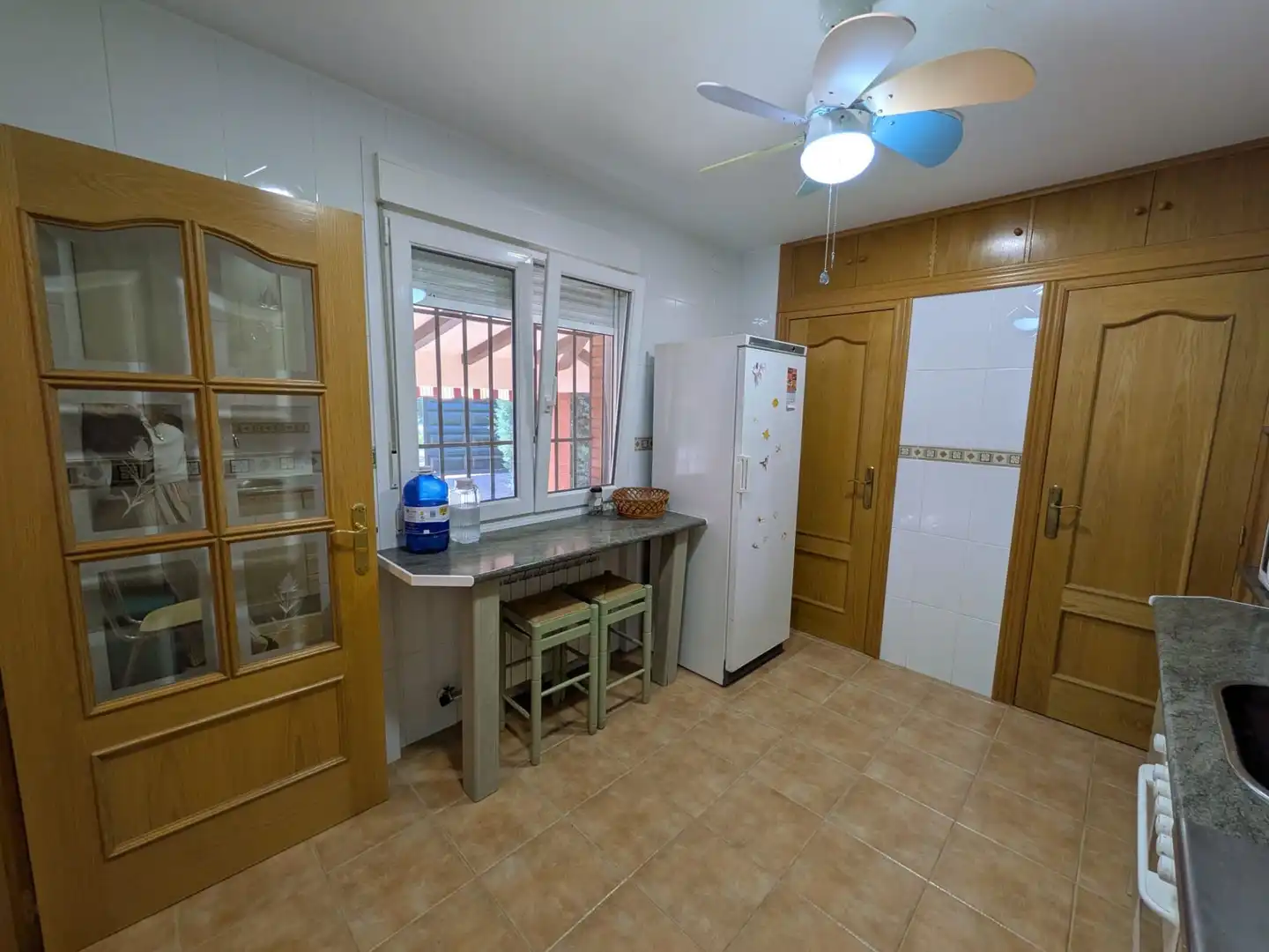 Cocina de Finca rústica en venta en Miguelturra con Aire acondicionado, Calefacción y Jardín privado