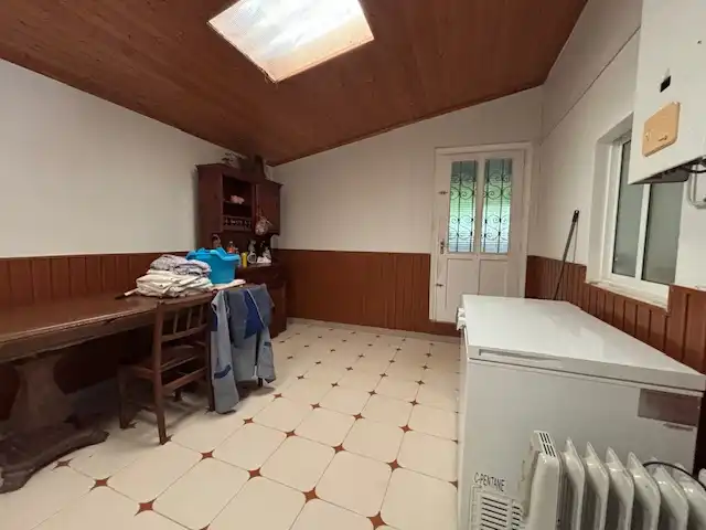 Cocina de Finca rústica en venta en Narón con Calefacción, Jardín privado y Amueblado