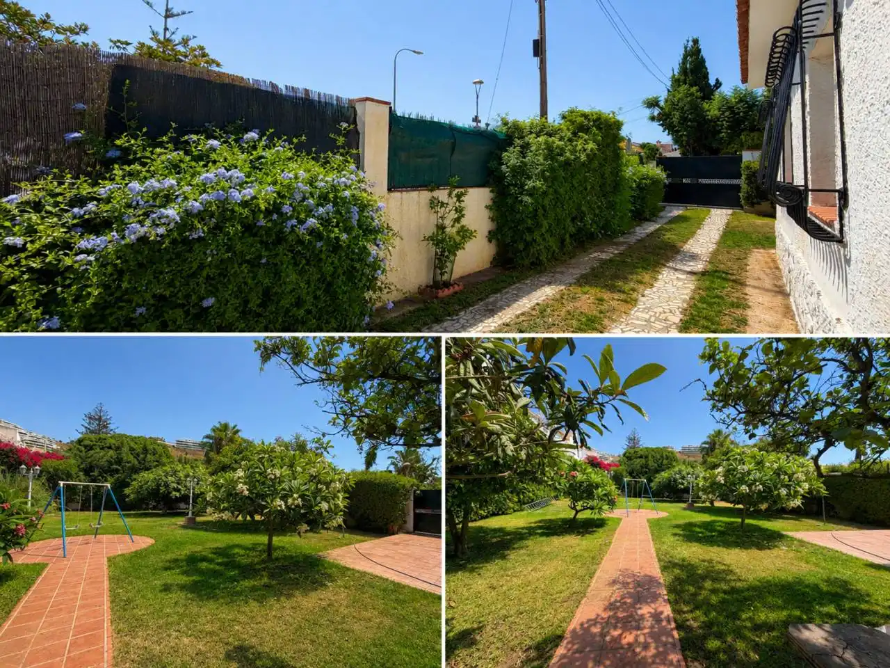 Jardí de Casa o xalet de lloguer en Rincón de la Victoria amb Jardí privat, Terrassa i Moblat
