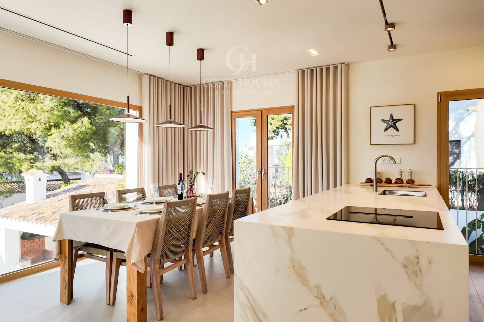 Comedor de Casa o chalet en venta en Jávea / Xàbia con Aire acondicionado, Calefacción y Jardín privado
