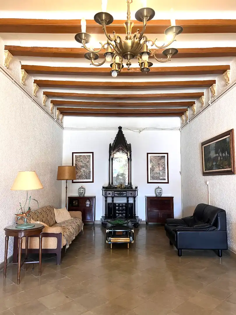 Sala de estar de Casa o chalet en venta en Teià con Calefacción y Jardín privado