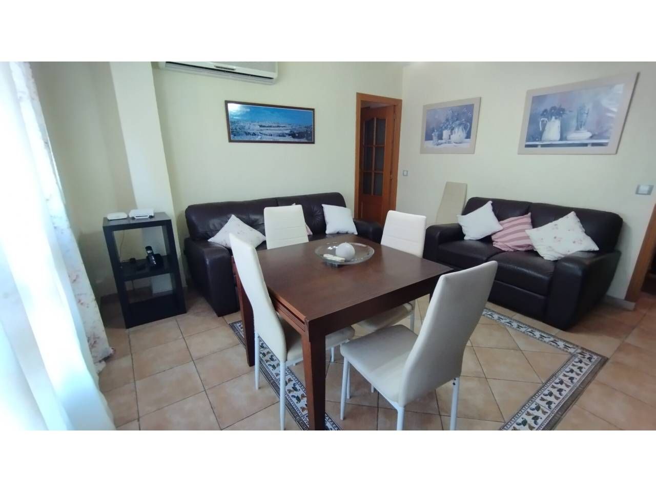 Dining room of Flat for sale in  Huelva Capital  with Air Conditioner and Balcony