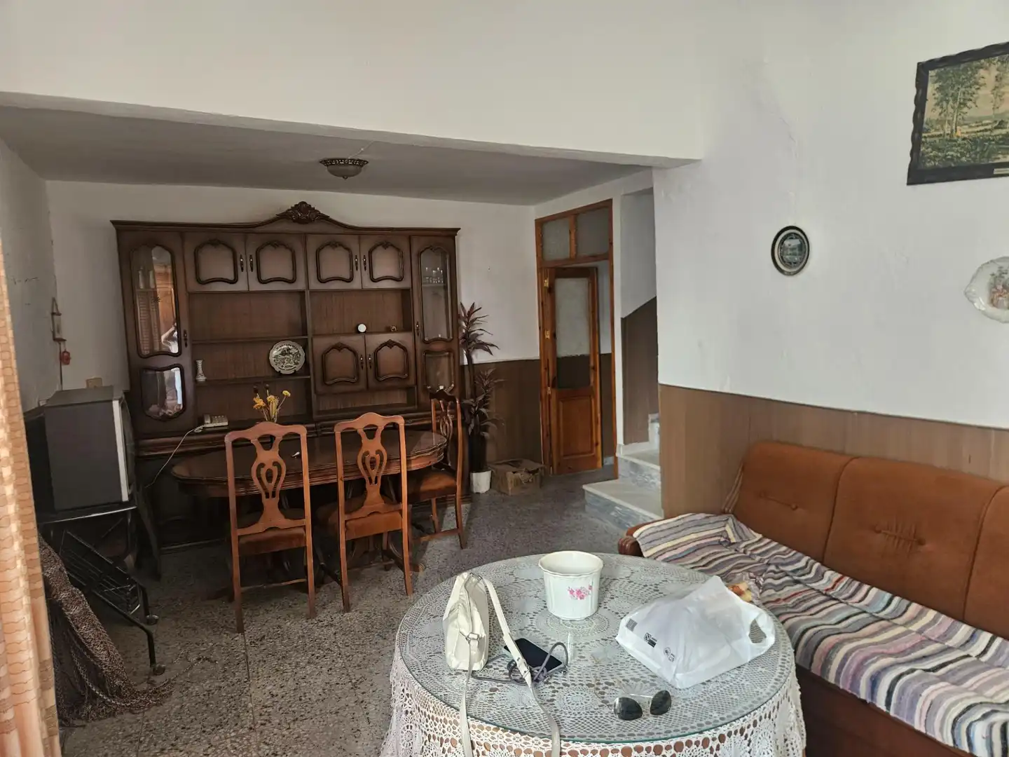 Sala d'estar de Casa adosada en venda en Laujar de Andarax amb Terrassa i Moblat