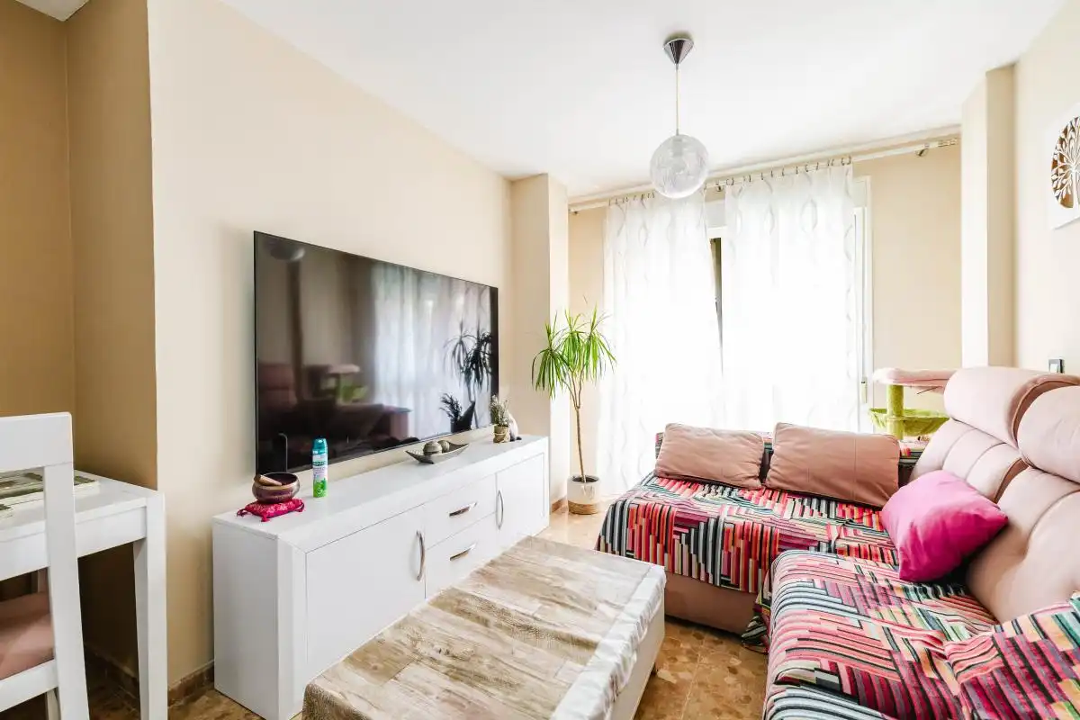 Sala de estar de Ático en venta en Málaga con Aire acondicionado, Calefacción y Jardín privado