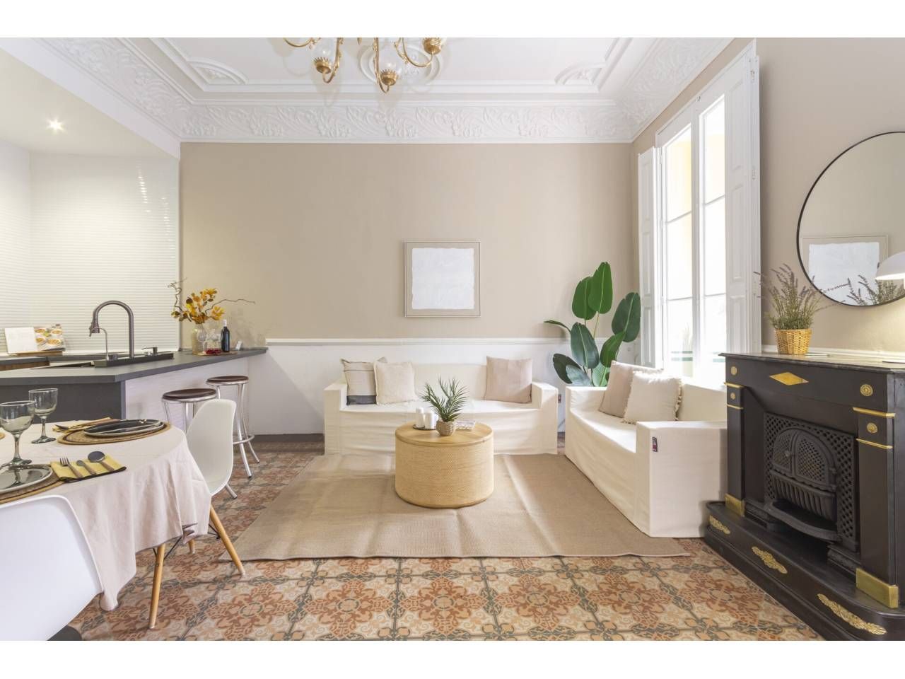 Living room of Flat for sale in Manresa  with Heating, Terrace and Storage room