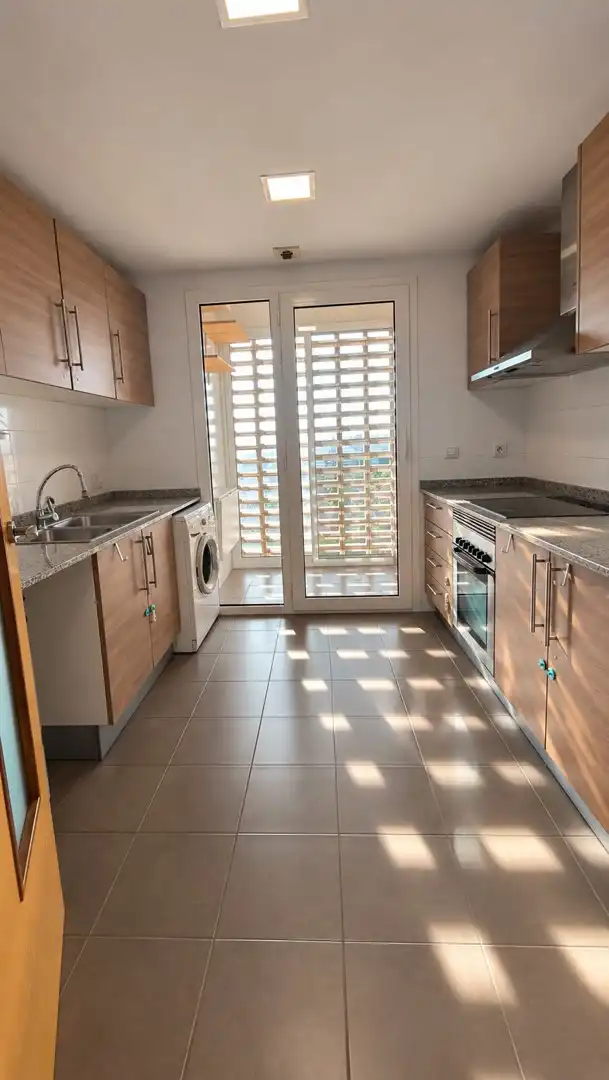 Kitchen of Apartments for rent in Valencia  with Terrace, Swimming Pool and Furnished