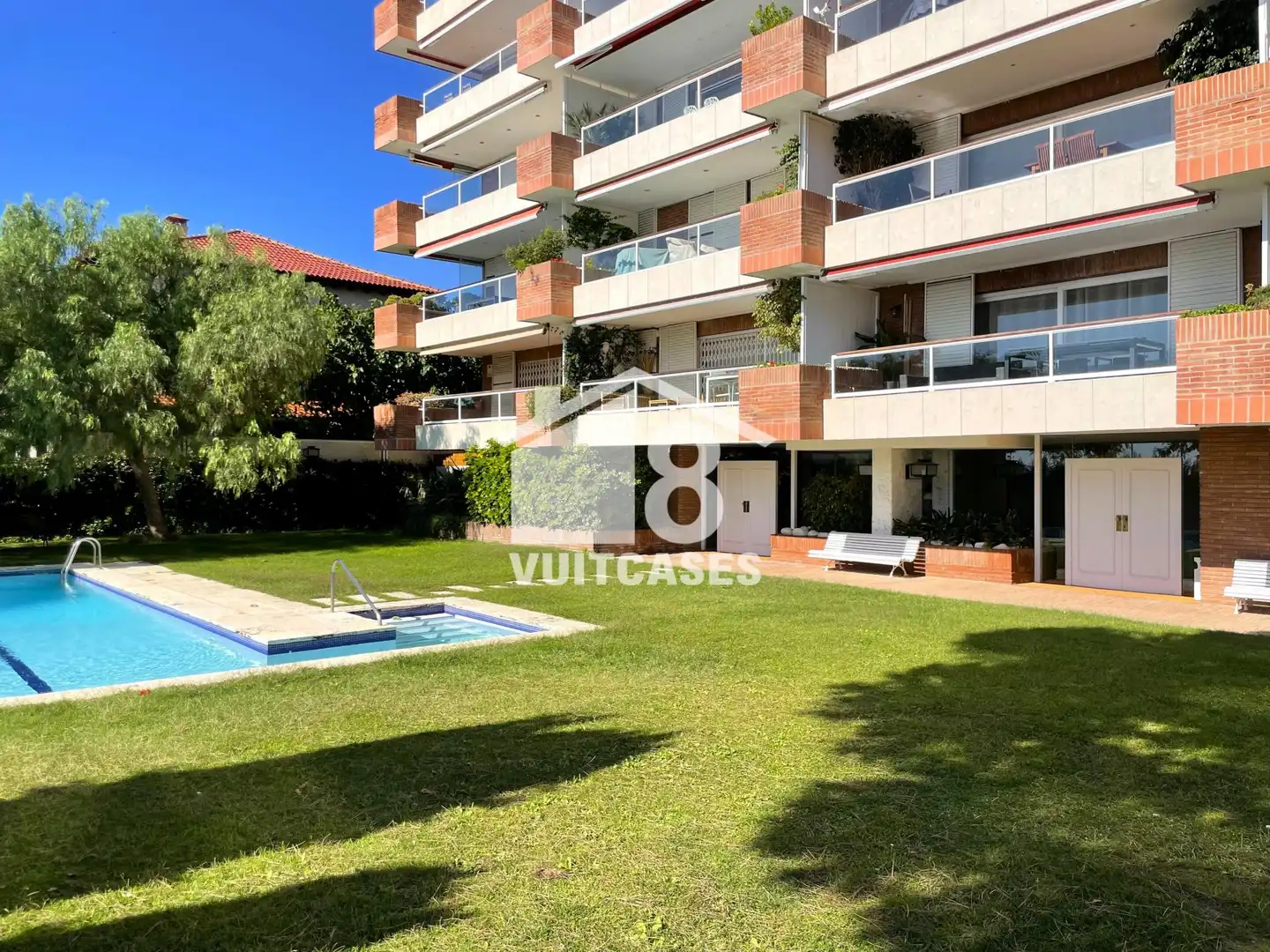 Exterior view of Flat for sale in Sant Vicenç de Montalt  with Heating, Private garden and Terrace