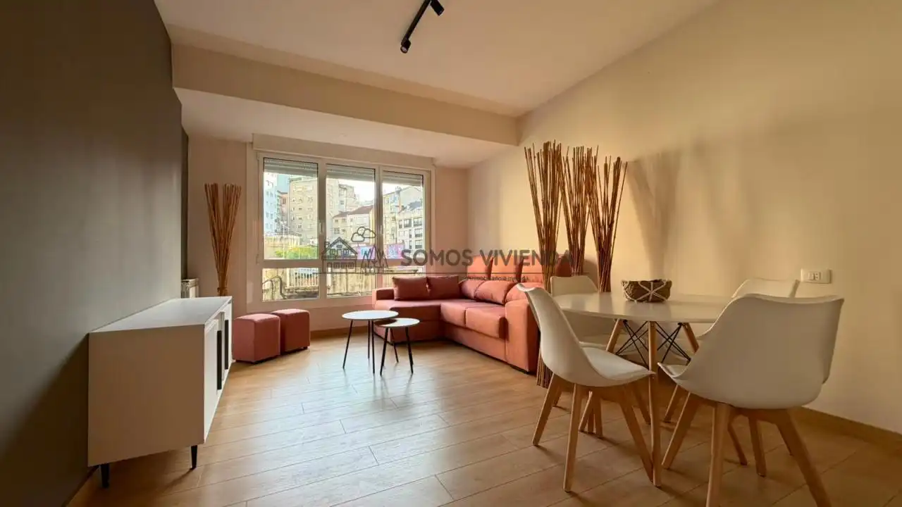 Living room of Flat for rent in Ourense Capital   with Heating and Furnished