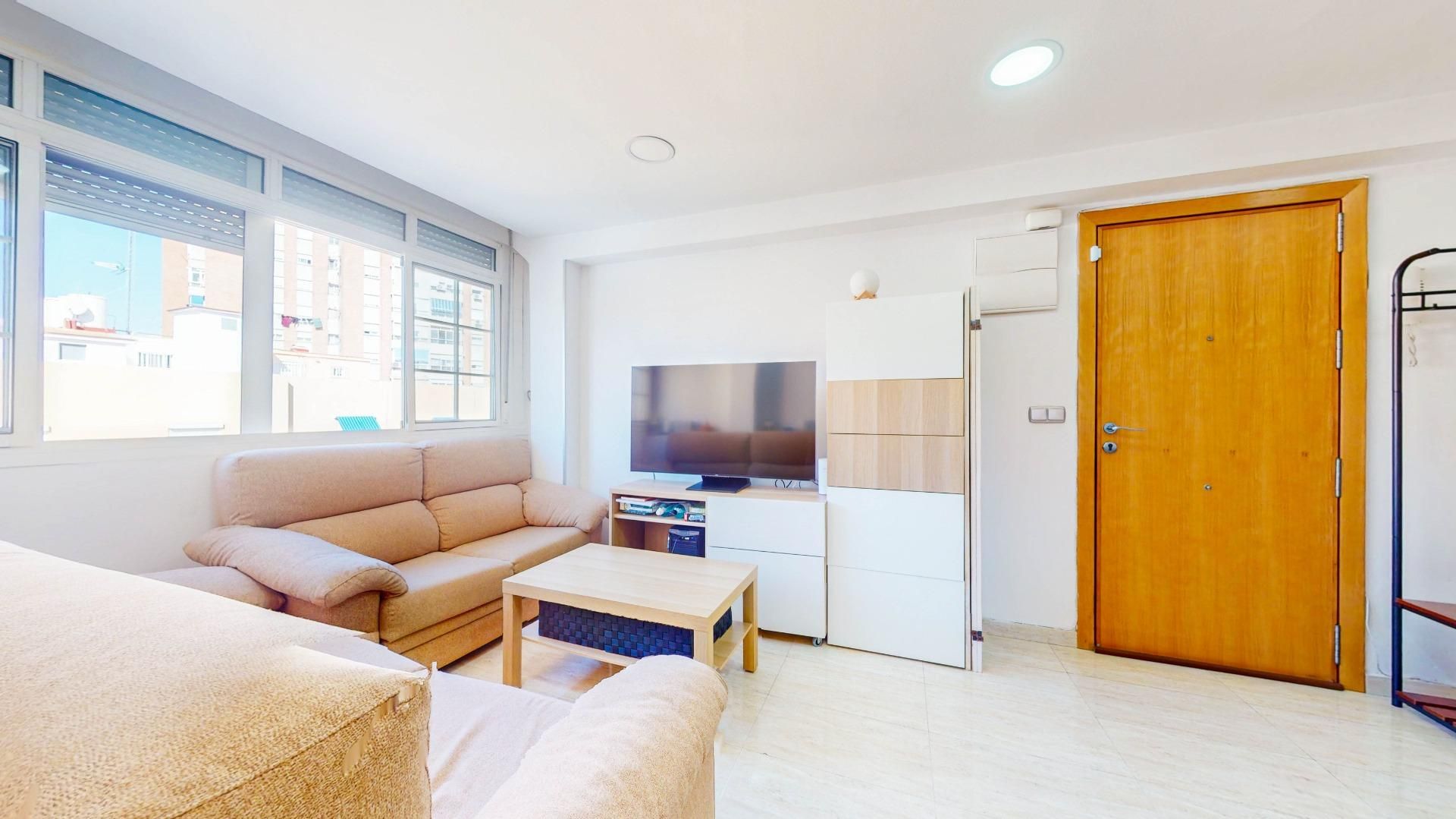 Living room of Apartment for sale in Málaga Capital  with Air Conditioner, Heating and Terrace