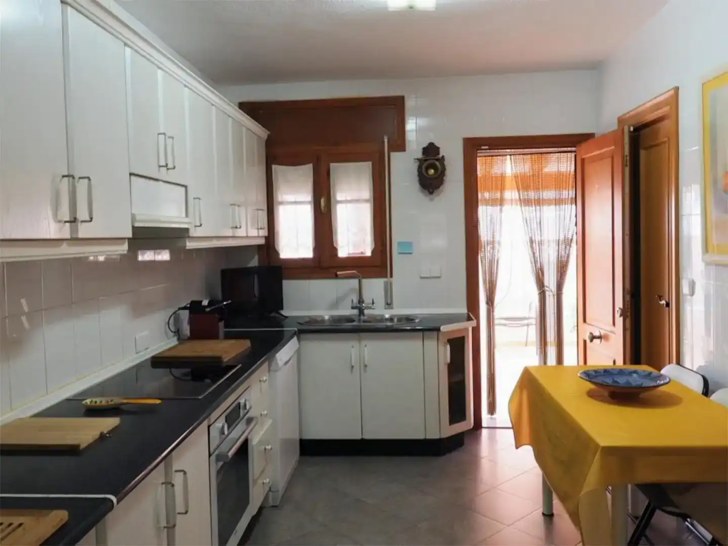 Küche von Haus oder Chalet zur Miete in Águilas mit Klimaanlage, Privatgarten und Möbliert