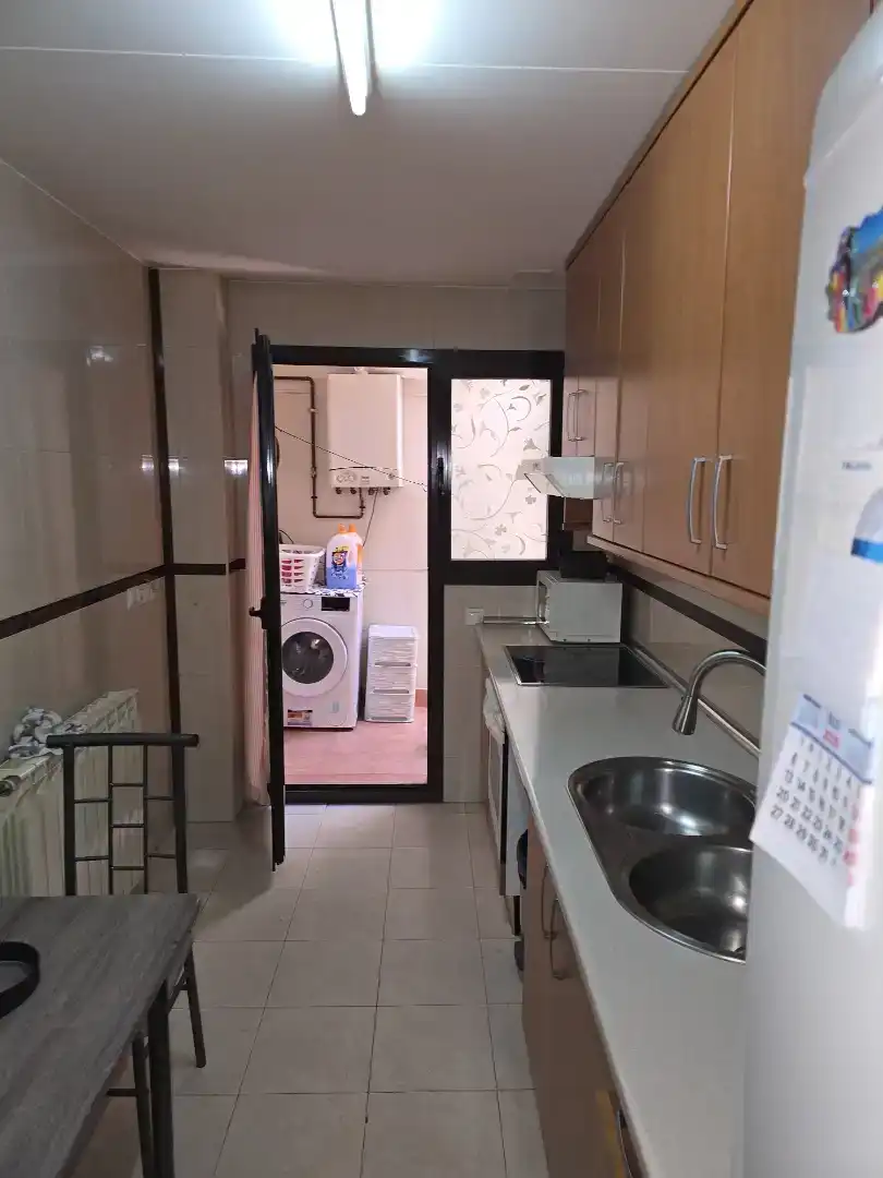 Küche von Wohnung zur Miete in Ciudad Real mit Klimaanlage, Parkett und Möbliert