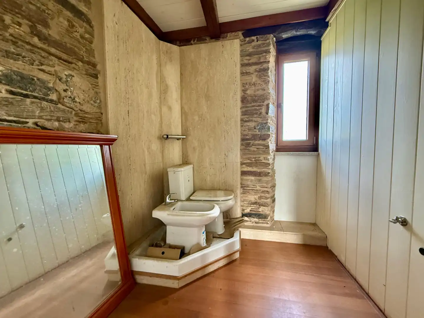 Bany de Casa o xalet en venda en Vilalba amb Calefacció, Jardí privat i Moblat