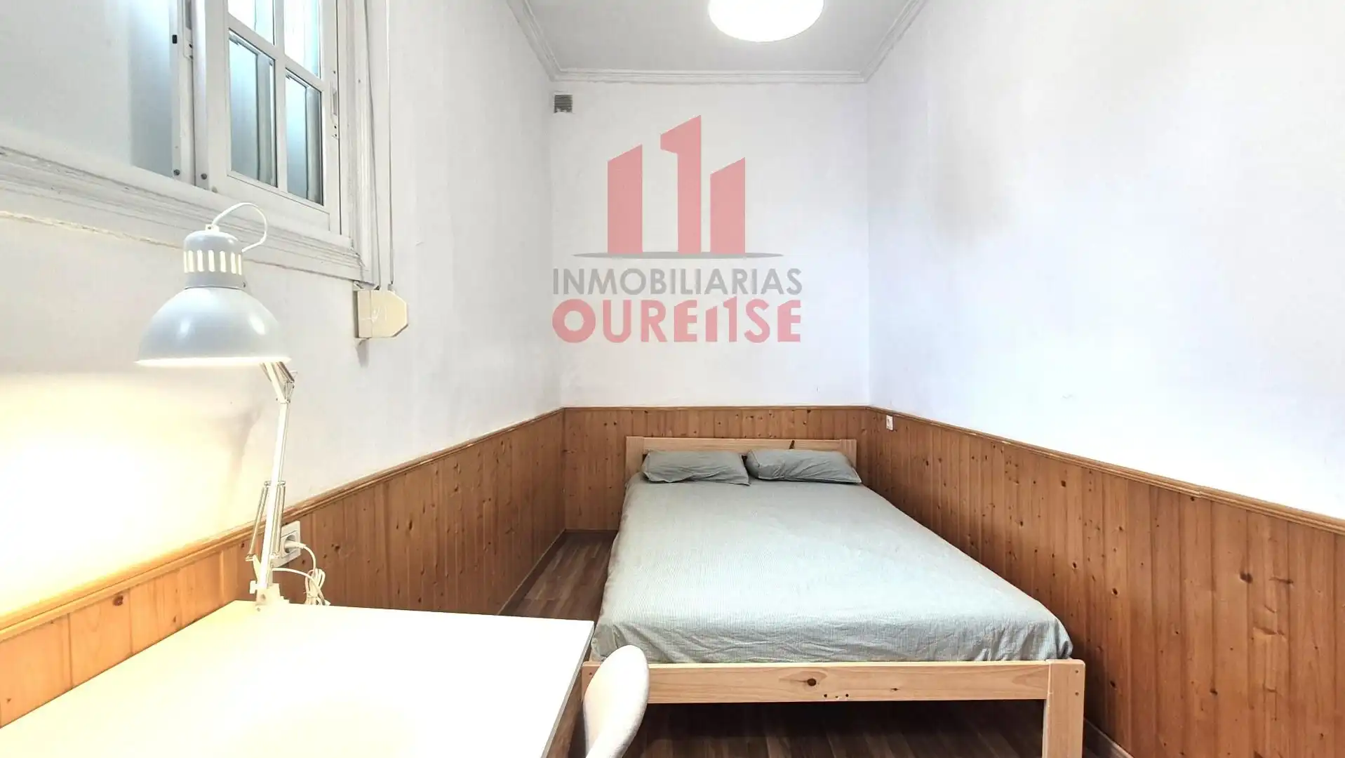 Schlafzimmer von Wohnung zur untervermieten in Ourense Capital  mit Heizung, Möbliert und Balkon