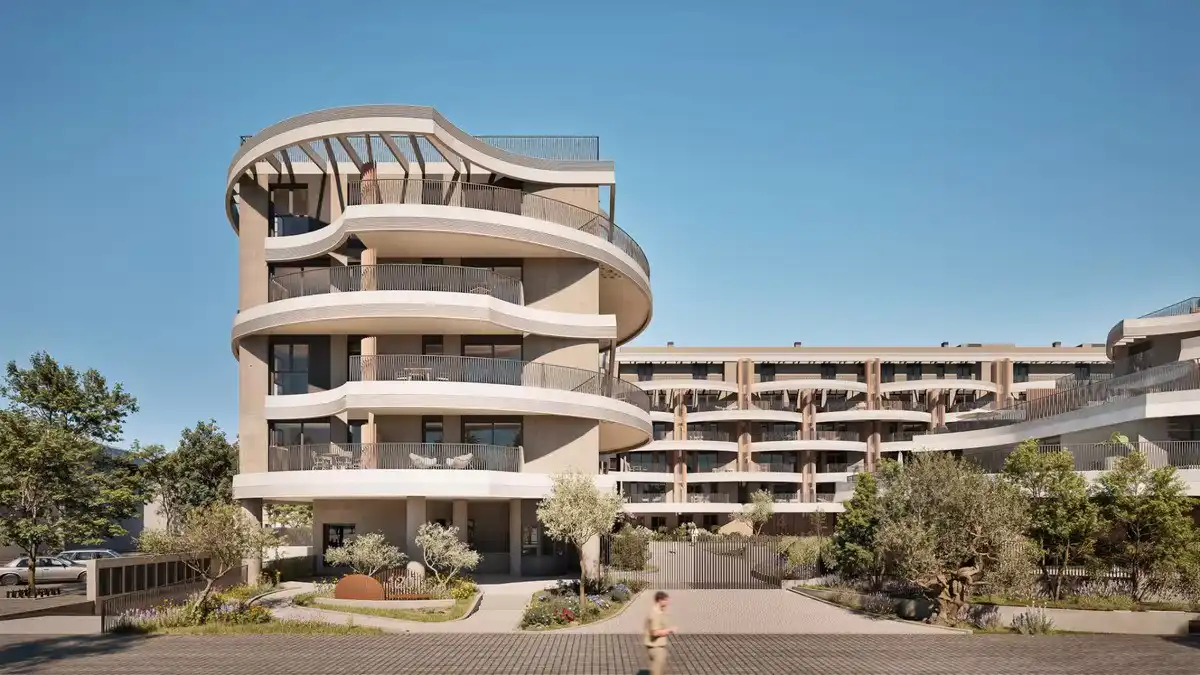 Exterior view of Apartments for sale in Málaga  with Terrace, Swimming Pool and Balcony