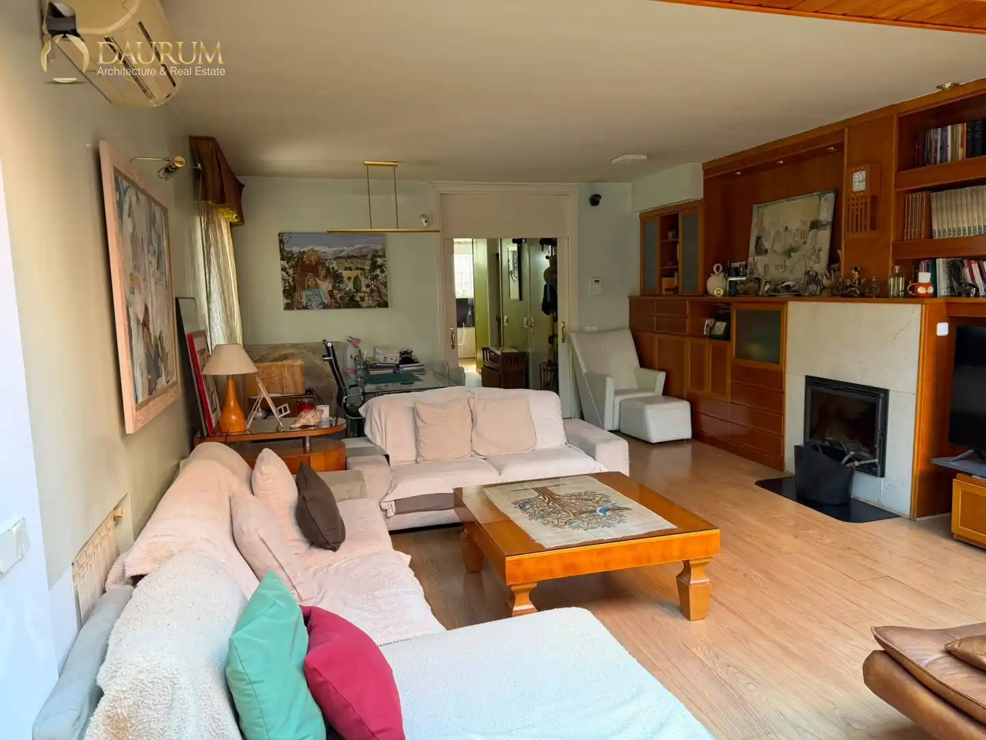 Living room of Detached homes for sale in Madrid  with Air Conditioner, Heating and Private garden