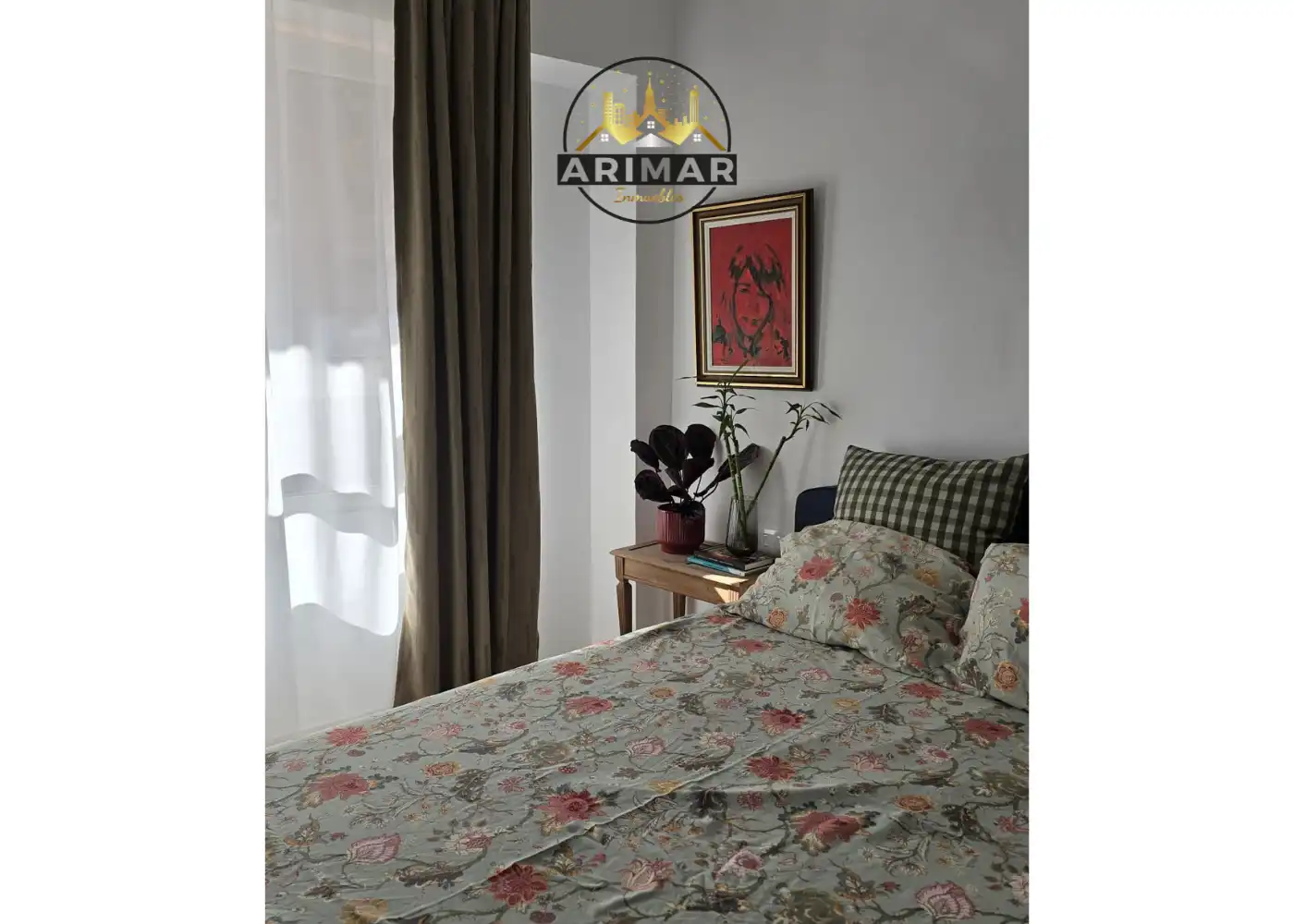 Schlafzimmer von Wohnung zum Verkauf in Castellón de la Plana / Castelló de la Plana mit Möbliert, Ofen und Waschmaschine