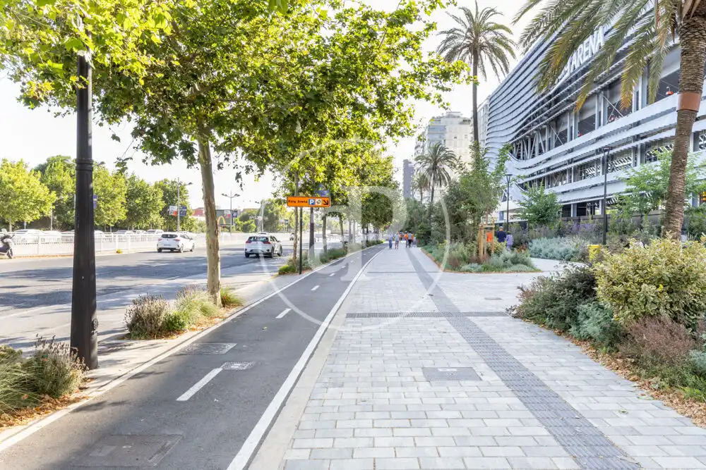 Vista exterior de Pis de lloguer en Valencia amb Aire condicionat, Calefacció i Jardí privat