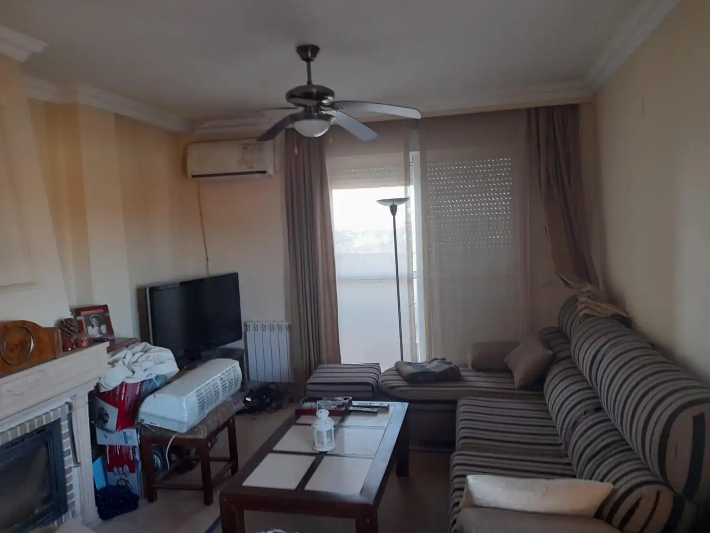 Sala d'estar de Àtic en venda en Cáceres amb Calefacció i Terrassa