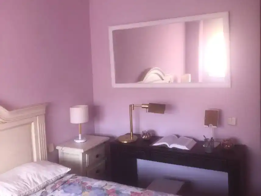 Schlafzimmer von Wohnung zur Miete in  Madrid Capital mit Klimaanlage und Schwimmbad