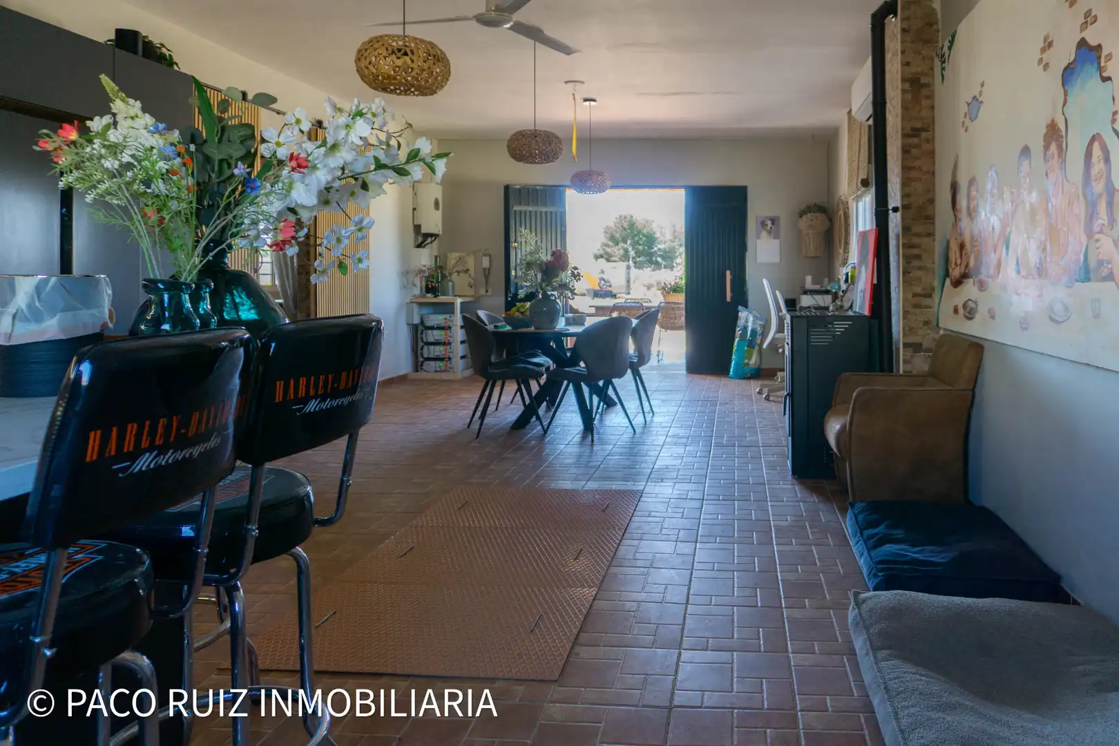 Finca rústica en venta en Tabernas con Aire acondicionado, Jardín privado y Terraza